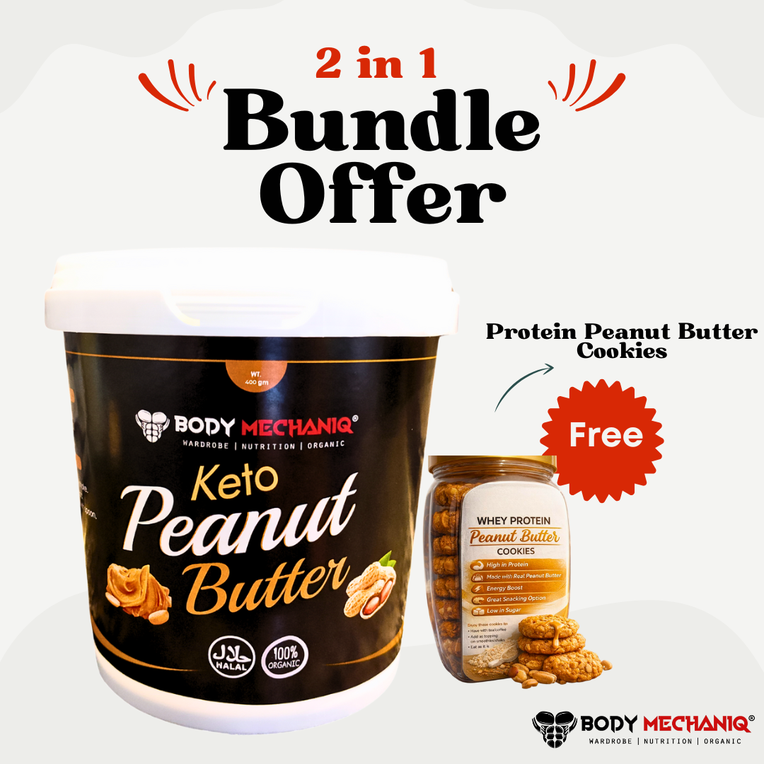 Bodymechaniq - Keto Peanut Butter & Protein Cookies