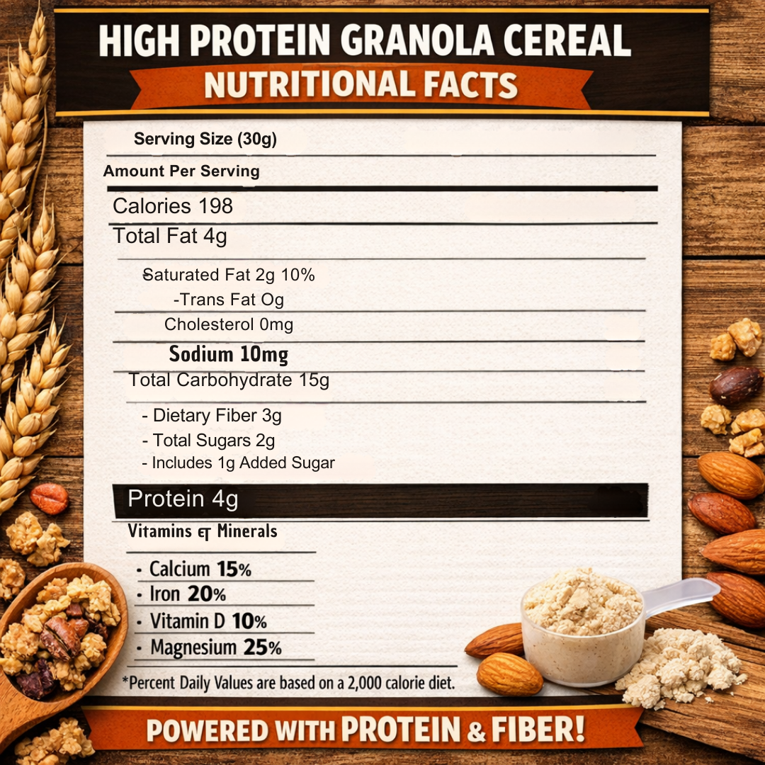 Bodymechaniq - High Protein Granola Cereal