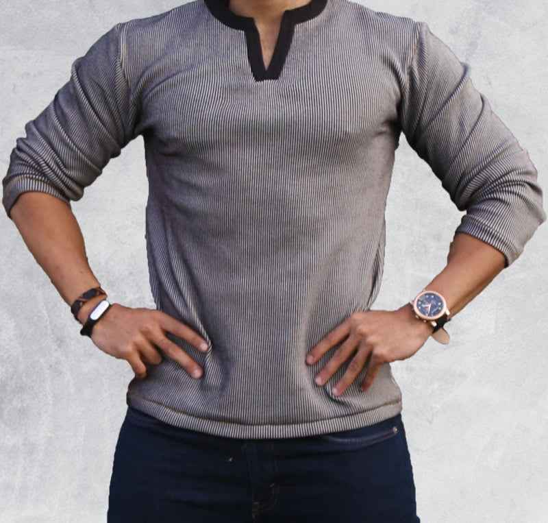 Bodymechaniq - Interlock V neck shirts