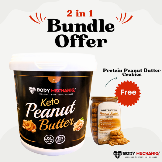 Bodymechaniq - Keto Peanut Butter & Protein Cookies