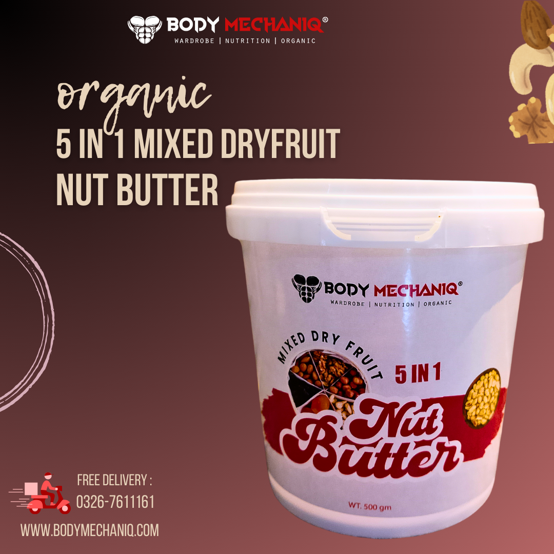 Bodymechaniq - 5 in 1 Mixed Dry Fruit Nut Butter