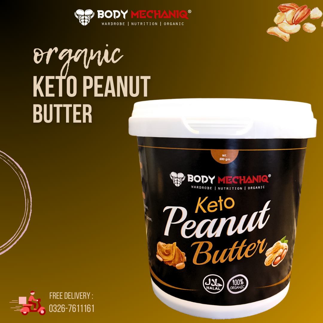 Bodymechaniq - Natural Keto Peanut Butter (sugar free)