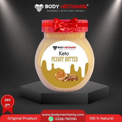 Bodymechaniq - Natural Keto Peanut Butter (sugar free)