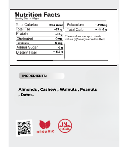 Bodymechaniq - 5 in 1 Mixed Dry Fruit Nut Butter