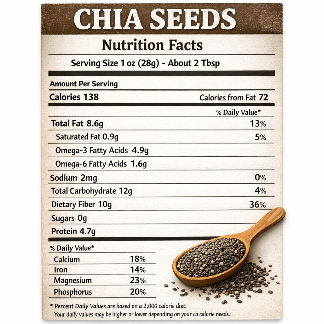 Bodymechaniq Organic Chia Seeds - Premium High Quality