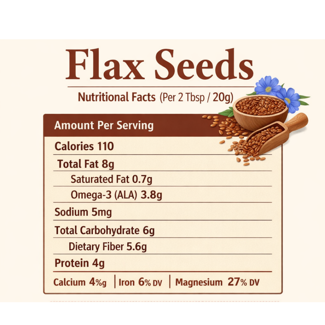 Bodymechaniq Organic Flaxseeds - Premium High Quality