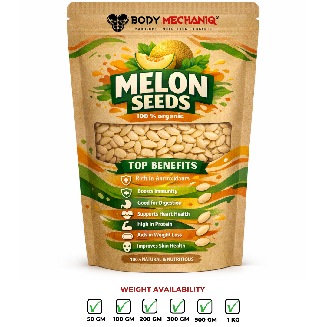 Bodymechaniq Organic Melon Seeds - Premium High Quality