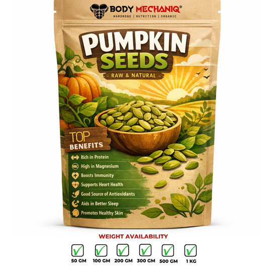 Bodymechaniq Organic Pumpkin Seeds - Premium High Quality